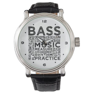 Montre Typographie de basse