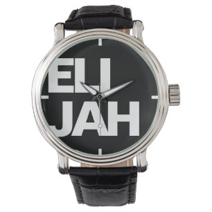 Montre Typographie de police moderne Gras Simple Blanc et