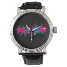 Typographie Passion Vibrante - Aesthétique Pop Art