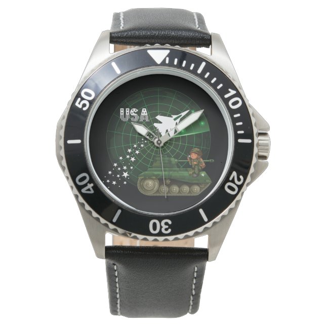 Montre U.S. Military Air Force et Army Wrist Watch (devant)