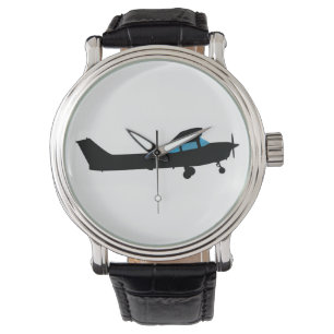 Montre Un Cessna en silhouette