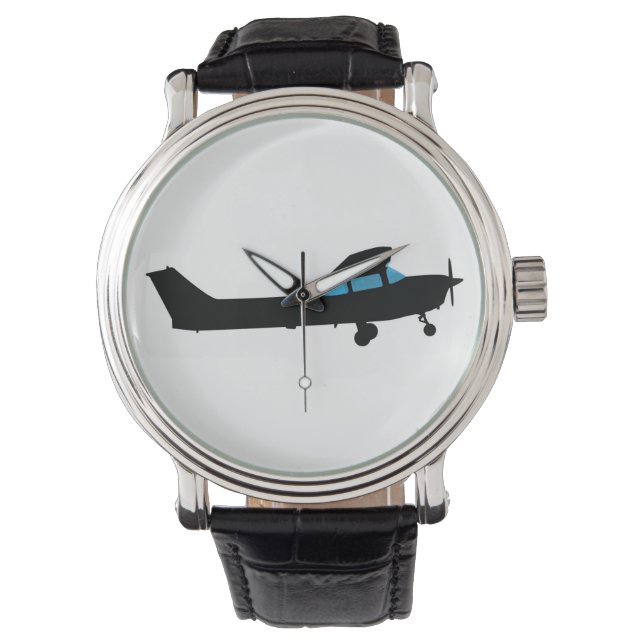 Montre Un Cessna en silhouette (devant)