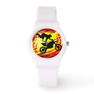 Montre Un choc explosif de motocross