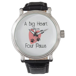 Montre Un Grand Coeur marche sur quatre pattes - Cute Pet