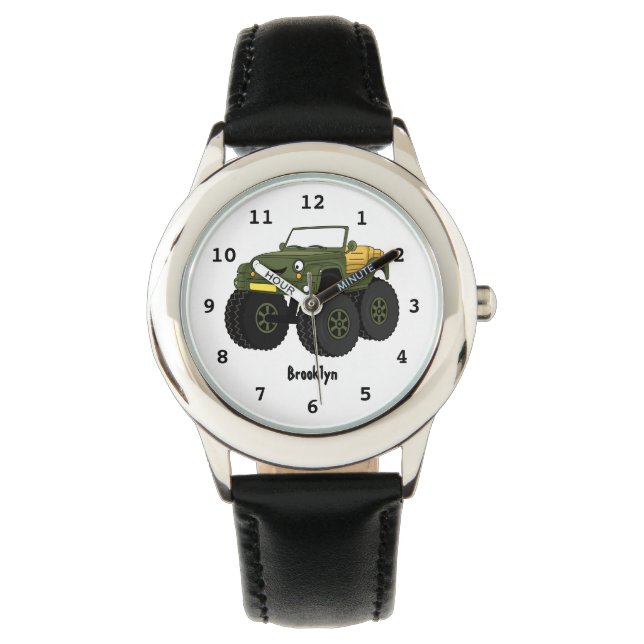 Montre Un Green Monster truck (devant)