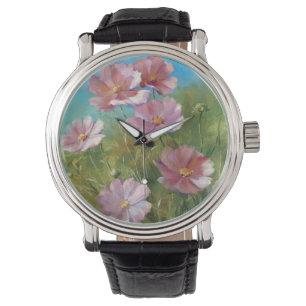 Montre Un jardin floral rose