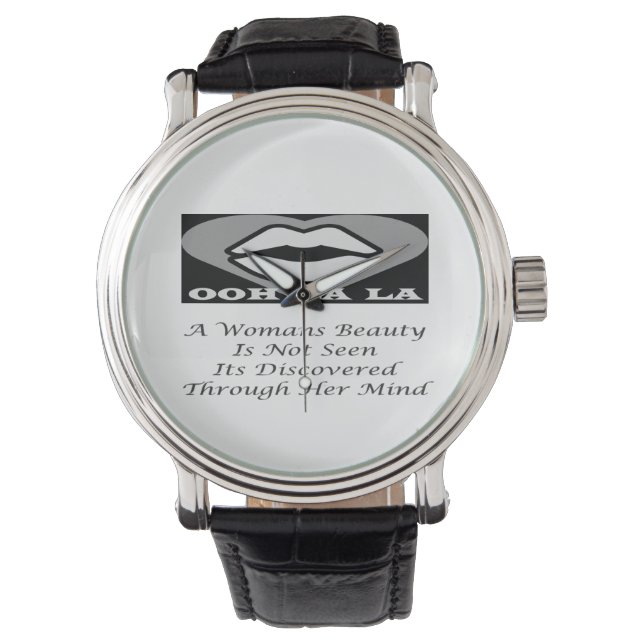 Montre Un poème de message de beauté pour les femmes (devant)