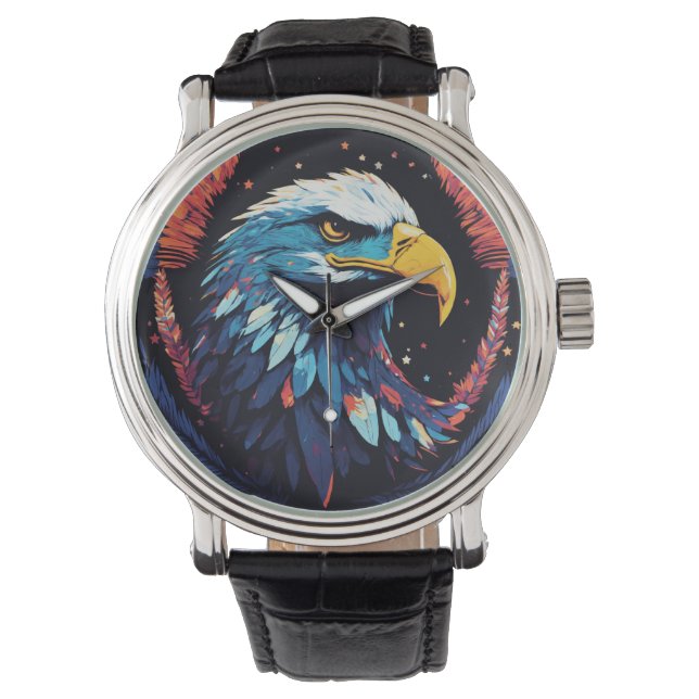 Montre Un subtil mélange de couleurs entoure l'aigle (devant)