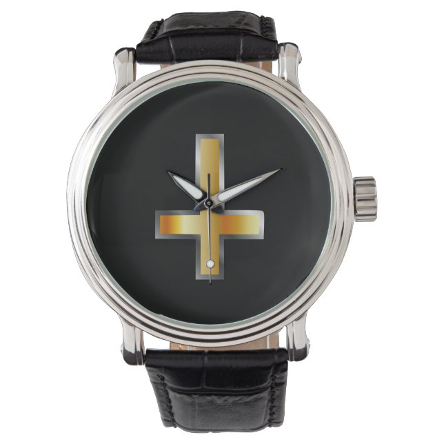 Montre Une croix inversée - La croix de Saint-Pierre (devant)