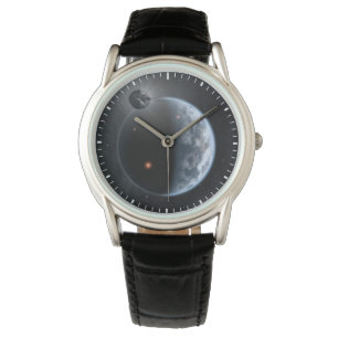 Montre Une Planète Comme La Terre Avec Des Océans Qui Rev