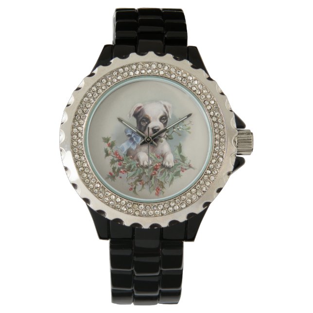 Montre Une veille pour les Amoureux de les chiens (devant)