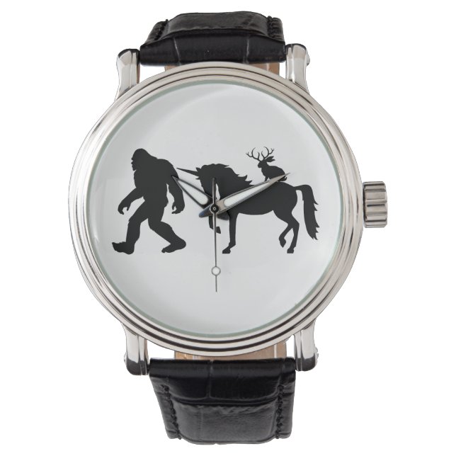 Montre Unicorne, Bigfoot, Jackalope (devant)