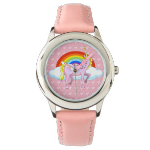 Montre Unicorne & Coeurs Wrist Watch