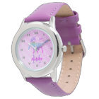 Unicorne magique violet filles personnalisées