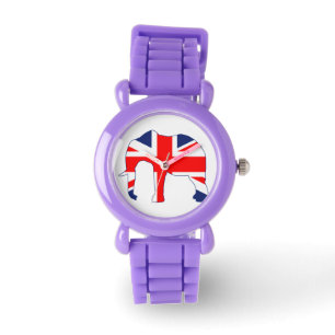 Montre Union Jack Elephant British Flag Watch