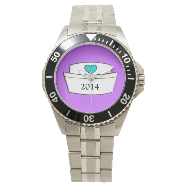 Montre Unique Nurse Watch Nurse Casquette Design 2014 (devant)