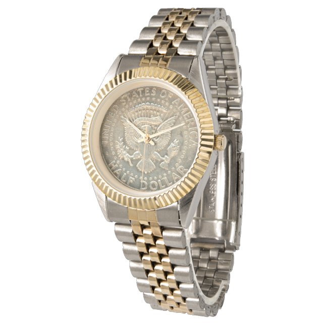 Montre Unisex Bracelet à deux tons Watch Kennedy 1967 Eag (Incliné)