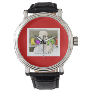 Montre Unisexe Drôle Socrate & Platon