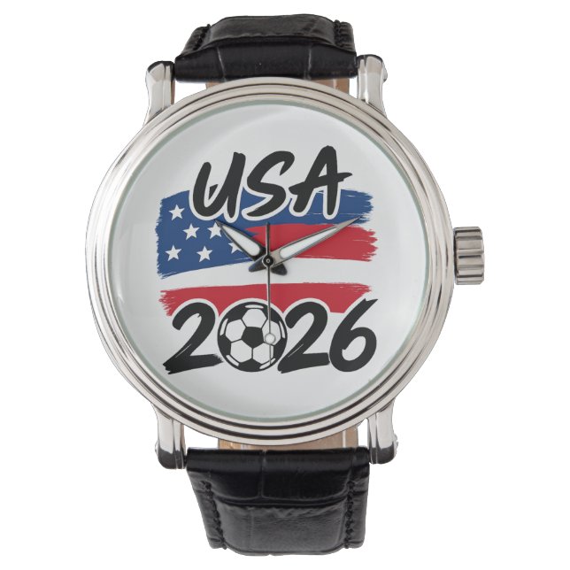 Montre USA 2026 Soccer Design (devant)