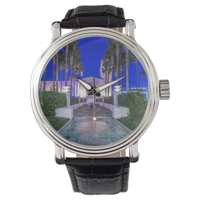 Montre USA, Californie, Los Angeles, Union Station (devant)