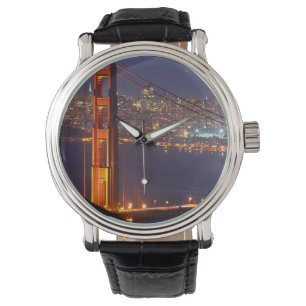 Montre USA, Californie. Pont Golden Gate La Nuit