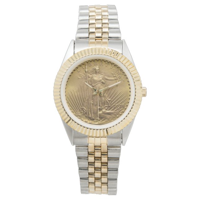 Montre USA Double Eagle St Gaudens 1928 Gold Coin 20$ (devant)