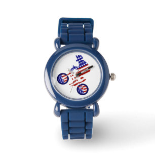 Montre USA Patriotic Biking BMX