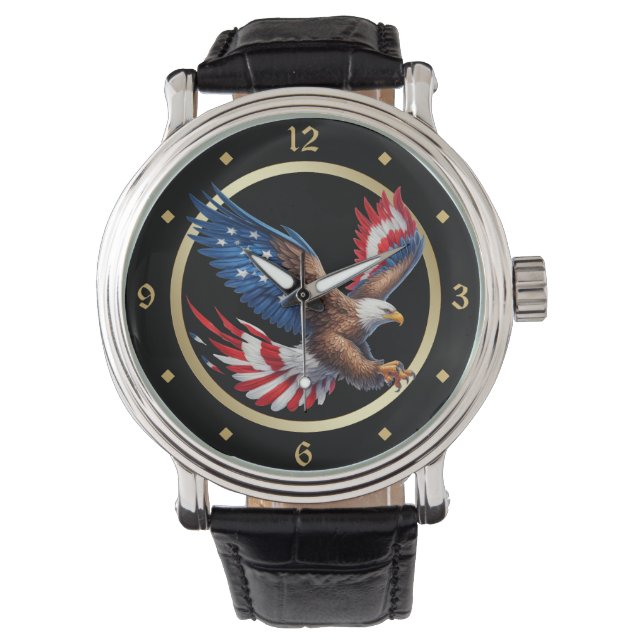 Montre USA Stars et Stripes Eagle (devant)