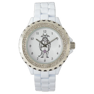 Montre Vache à bande dessinée