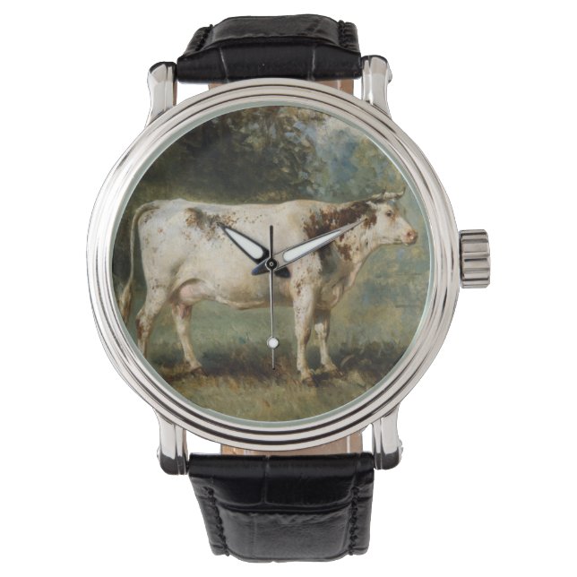 Montre Vache dans un paysage rural (animal de ferme) (devant)