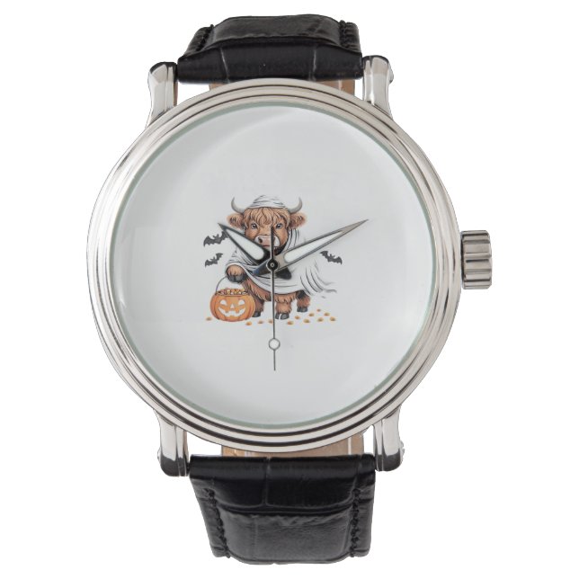 Montre Vache Drôle Halloween Amoureux des animaux Éffraya (devant)