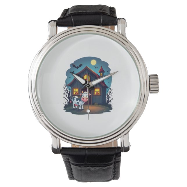 Montre Vache et grange hantée (devant)