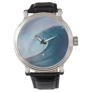Montre Vague de surf bleu océan tropical