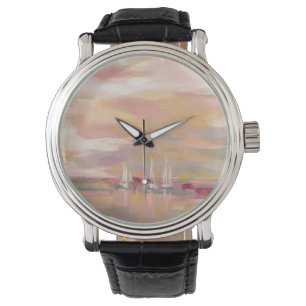 Montre Vagues de cramoisi