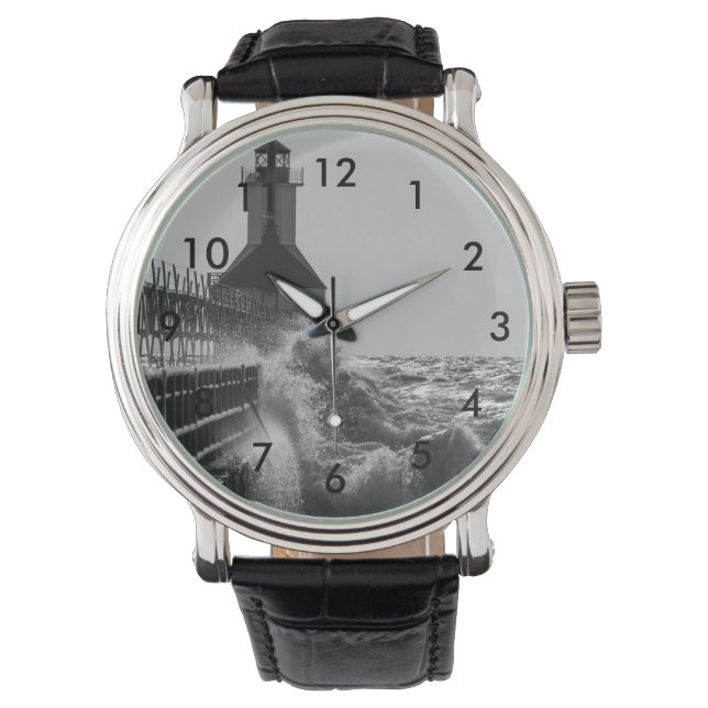 Montre Vagues De Fierce En Niveaux De Gris St Joseph (devant)