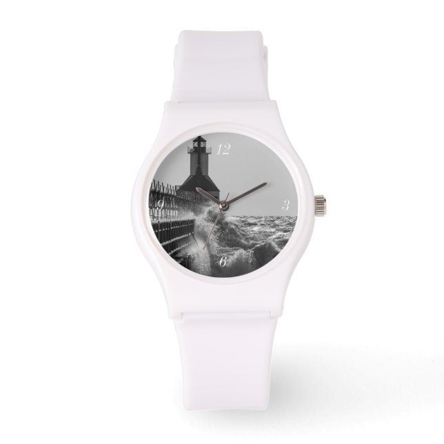 Montre Vagues De Fierce En Niveaux De Gris St Joseph (Recto)