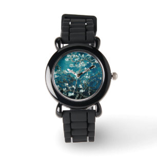 Montre Van Gogh Almond Blossoms : Turquoise foncé
