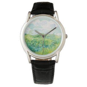 Montre Van Gogh. Green Blé Fields Auvers. Impressionnisme