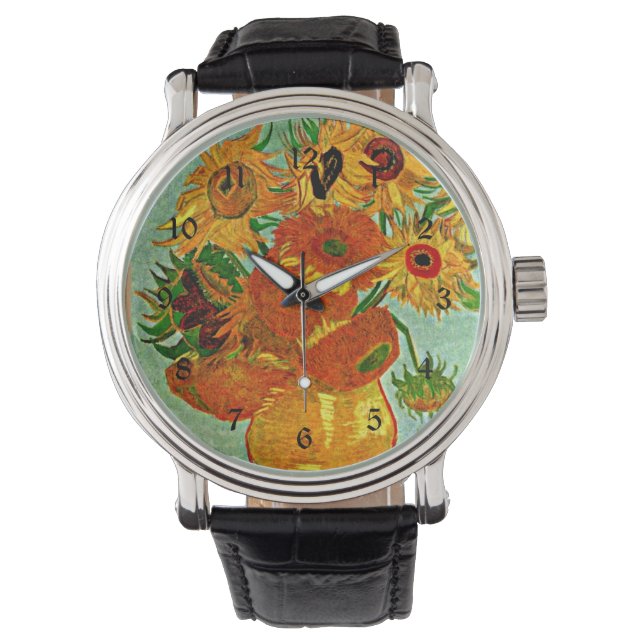Montre Van Gogh - Tournesols 12, Vase de Vie Personnelle (devant)