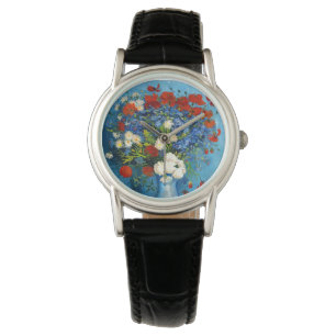 Montre Van Gogh Vase avec Cornflowers et Poppies