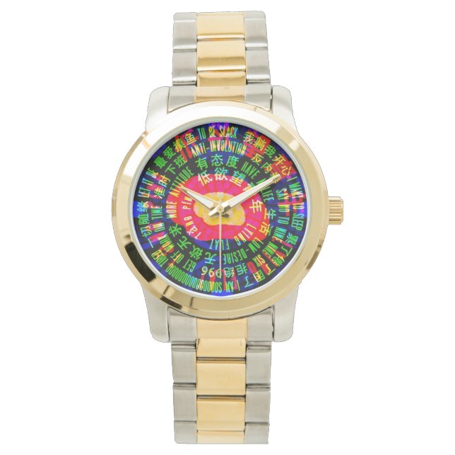 Montre Vaporwave de luxe Cyberpunk (devant)