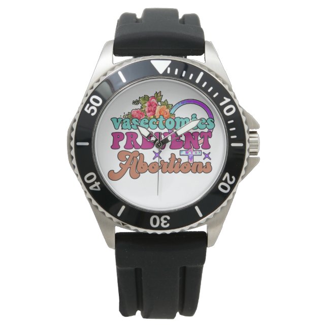 Montre Vasectomies Empêcher l'avortement (devant)