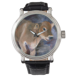 Montre Veau de Suisse Brown
