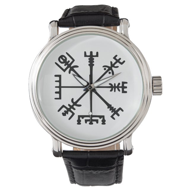 Montre Vegvísir (Viking Compass) (devant)