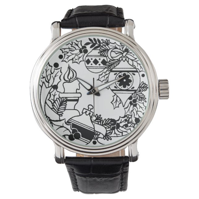 Montre Veille aux bougies de Noël (devant)