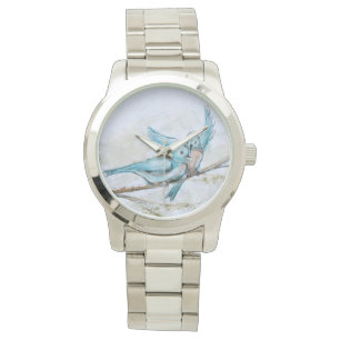 Montre Veille aux oiseaux bleus par Hevener