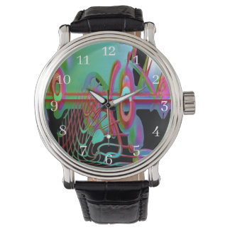 Montre Veille de bascule Abstraite