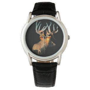 Montre Veille de cerfs blancs, chasse de cerfs