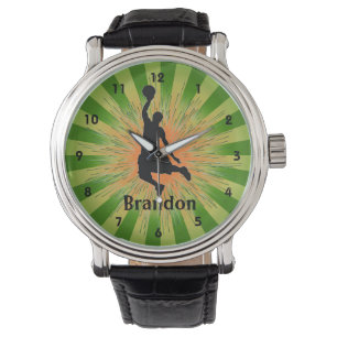 Montre Veille de conception de basket-ball personnalisabl