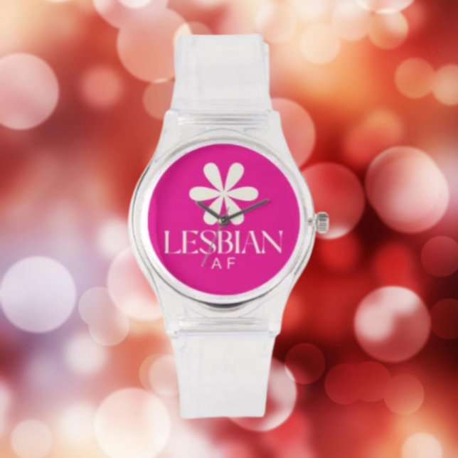 Montre Veille de la Fleur Blanche de la AF lesbienne (Créateur téléchargé)